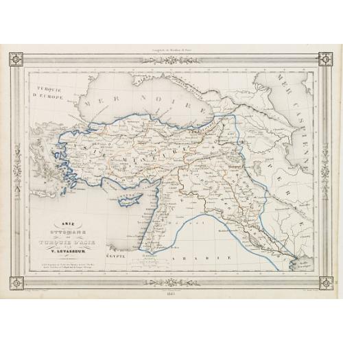 Old map image download for Asie Ottomane ou Turquie d'Asie..