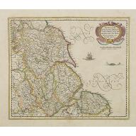 Old map image download for Eboracum, Lincolnia, Derbia, Staffordia, Notinghamia..