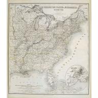 Old, Antique map image download for Die Vereinigten Staaten von Nordamerika (Ostlicher theil).