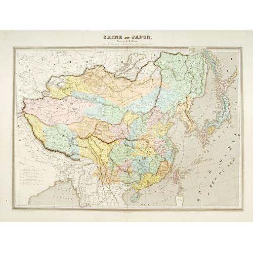 Old map image download for Chine et Japon.
