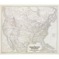 Old map image download for Die Vereinigten Staten von Nordamerika nebst Canada.