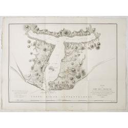 Plan du Port des Francais sur la Cote du Nord-Ouest de l'Amerique, par 58°37' de Latitude Nord et 139°50' de Longitude Occidentale, Decouverte le 2 Juillet 1786, par les Fregates Francaise la Boussole et l'Astrolabe.