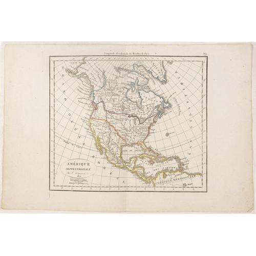 Old map image download for Amérique septentrionale.
