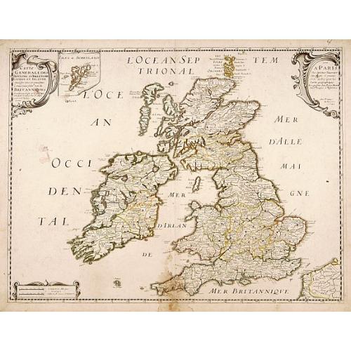Old map image download for Carte generale des Royaume d'Angleterre Escosse et Irlande..
