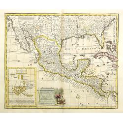 A new and accurate map of Mexico or New Spain with California New Mexico . . .