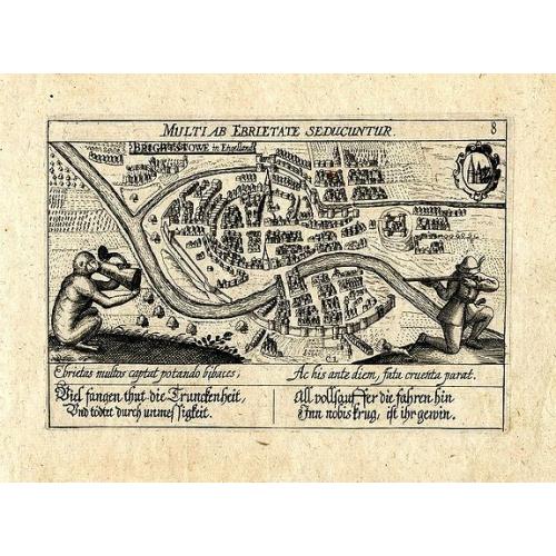 Old map image download for Brightstowe in Engelland (Bristol)