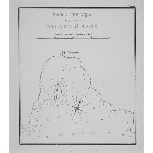 Old map image download for [Lot of 10 maps / prints  of the South Atlantic Ocean islands] CAPEVERDIAN ISLANDS / Insulae Promontorii Viridis.