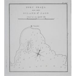 [Lot of 12 maps / views of the South Atlantic islands and St. Helena.]