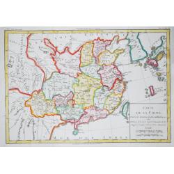 [Lot of 11 maps + prints of China] Carte de la Chine.