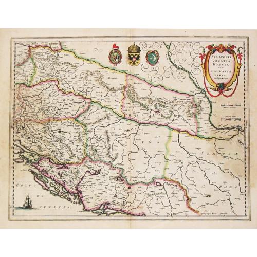 Old map image download for [Lot of 5 maps of the Balkan]  Moravia Moraviae.
