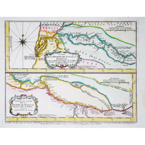 Old map image download for [Lot of 10 maps of Guinea.] Tractus Littorales Guinea a promontorio Verde.