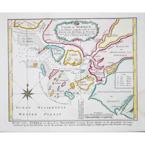 Old map image download for [Lot of 10 maps of Guinea.] Tractus Littorales Guinea a promontorio Verde.