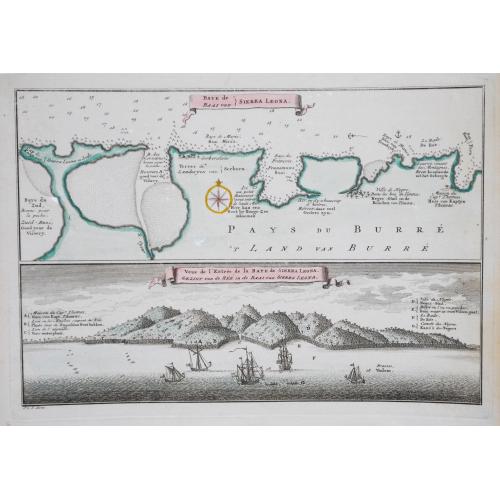 Old map image download for [Lot of 10 maps of Guinea.] Tractus Littorales Guinea a promontorio Verde.