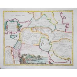 [Lot of 4 maps] Afbeeldinge der Oostersche Landen. /  van ' T Land Kanaan.