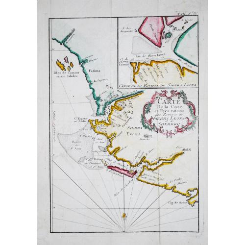 Old map image download for [Lot of 13 maps / views of West Africa]. Tractus Littorales Guinea a promontorio Verde.