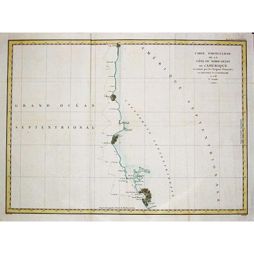 Old map image download for Carte particulaire de la Côte du Nord-Ouest de l'Amerique, 3e Feuille.