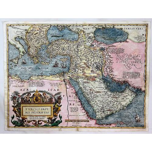 Old map image download for Turcici Imperii Descriptio.