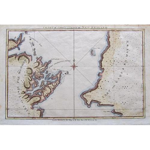 Old map image download for Chart of Cook's Strait in New Zealand.