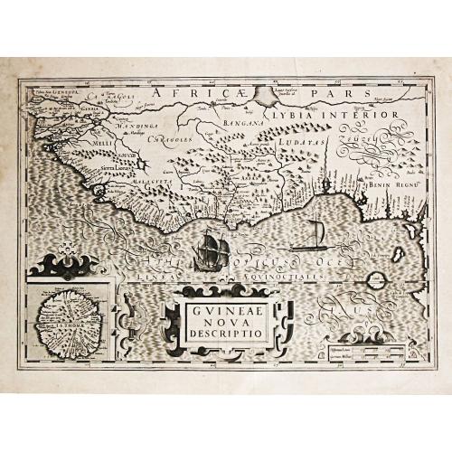 Old map image download for Guinea Nova Descriptio.