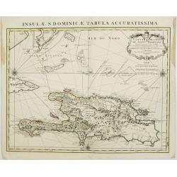 Carte de l'Isle de Saint Domingue Dressée en 1722 pour l'usa