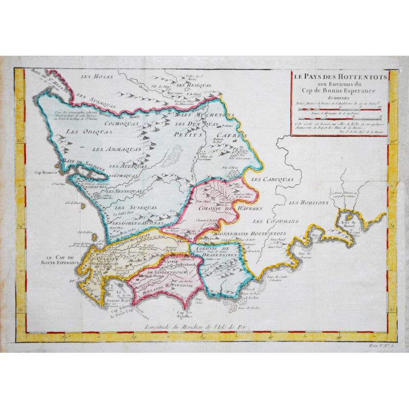 [Lot of 4 maps] Partie de L' Afrique audelà de l' Equateur, comprenant Le Congo, La Cafrerie &c. / Plus 3 other maps of South Africa