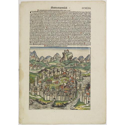 [Constantinopolis expugnatio a turchis. Folio CCXLIX ]
