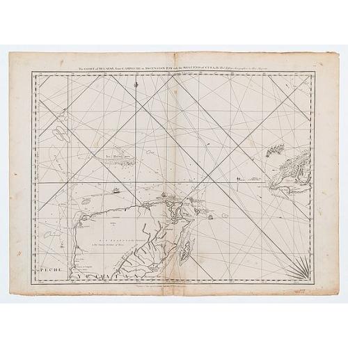 The Coast of Yucatan from Campeche to Ascension Bay with the West End of Cuba, ...