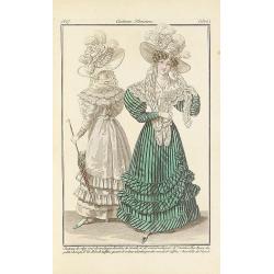 Chapeau de crépe orné de rouleaux.. (2502)