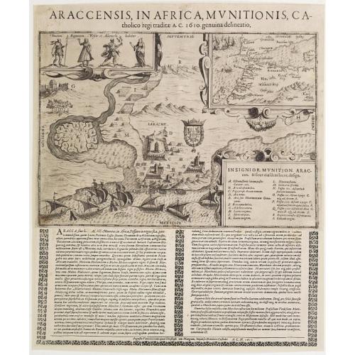 Old map image download for Araccensis in Africa, Munitionis catholico regi traditae..