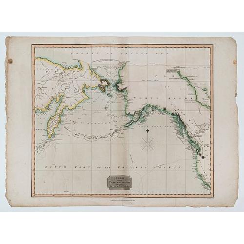 Old map image download for Chart Of The Northern Passage Between Asia & America.