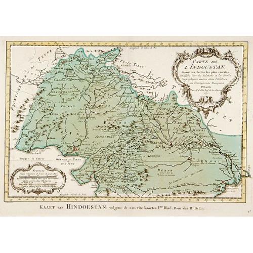 Old map image download for Carte de L'Indoustan. . .