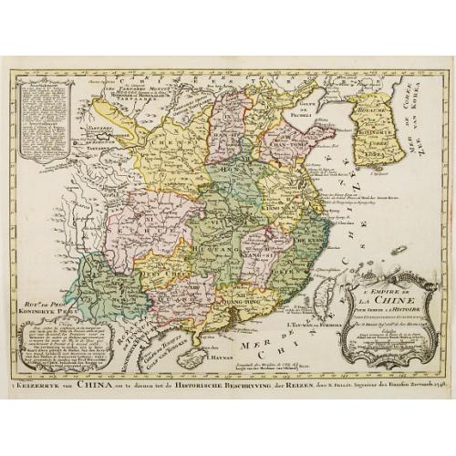 Old map image download for L'Empire de La Chine../ 't Keizerryk van China..