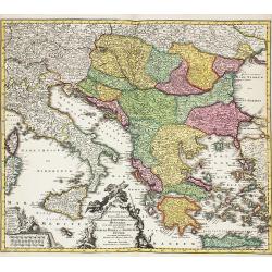 Theatrum belli sive novissima tabula maxima pars Danubii et Hungaria cum alis regnis Graecia, Morea,Archipielago Insula