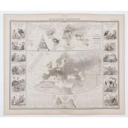 Zoological Geography.. Birds of Europe [and] over the World. Phytology & Zoology No. 6.
