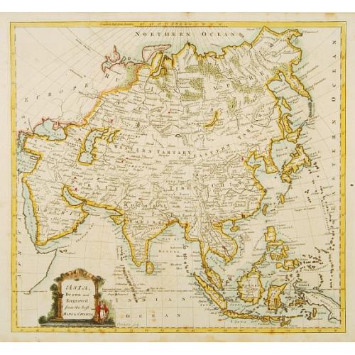Old map image download for Asia drawn and engraved from the best maps & chart.