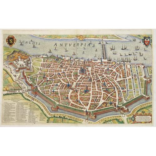 Old map image download for Antverpia