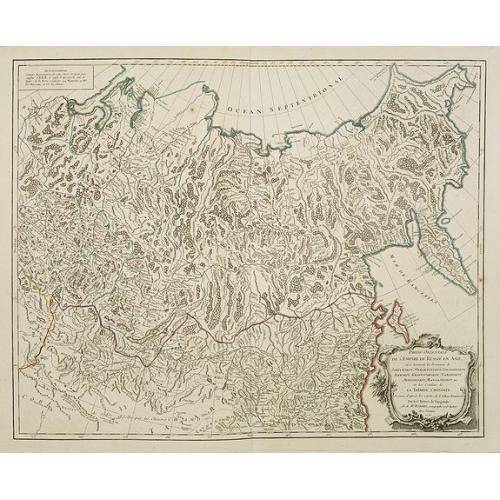 Old map image download for Partie Orientale de l'Empire de Russie en Asie.