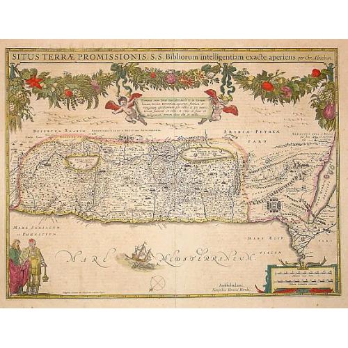 Old map image download for Situs Terrae Promissionis.