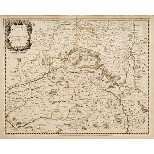 Old map image download for Dioecese de L'Evesche d'Orleans..