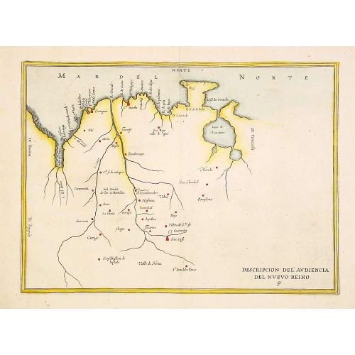 Old map image download for Descripcion del audiencia del nuevo Reino 9