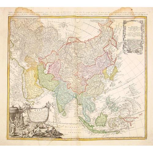 Old map image download for Asia Secundum Legitimas Projectionis..
