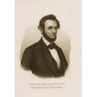 Old map image download for Abraham Lincoln. Président des Ëtats-Unis.