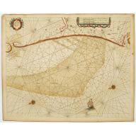 Old, Antique map image download for Cust van Hollant Tussen de Maes ende Texel.