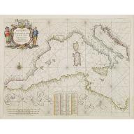 Pascaerte Van't Westelyckste der Middelandsche Zee. . .