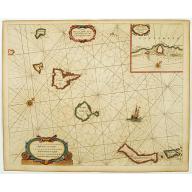 Old map image download for Caarte voor.. Canarise Eylanden als Canaria, Tenerifa..