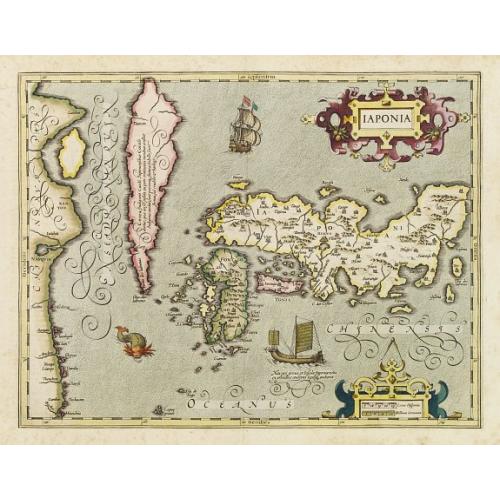 Old map image download for Iaponia.