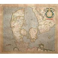 Old, Antique map image download for Daniae Regnu.