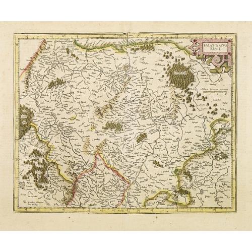 Old map image download for Palatinatus Rheni.