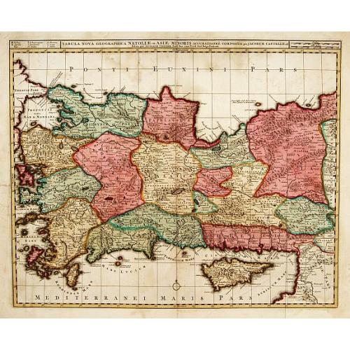 Old map image download for Tabula nova geographica Natoliae et Asiae minoris..