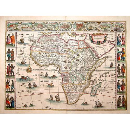 Old map image download for Africae nova descriptio.